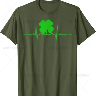 Heartbeat Irish Clover T-shirt