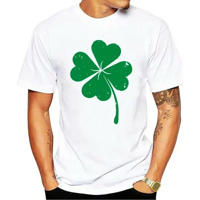 Alternative view of Classic Irish Clover T-shirt