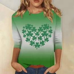 Clover Print St. Patrick's T-shirt