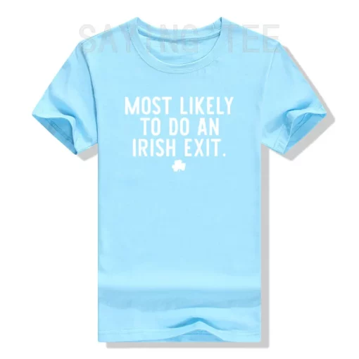 Irish Exit Humor T-shirt - Image 8