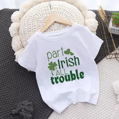 Part Irish All Trouble Print T-shirt Part Irish All Trouble Print T-shirt