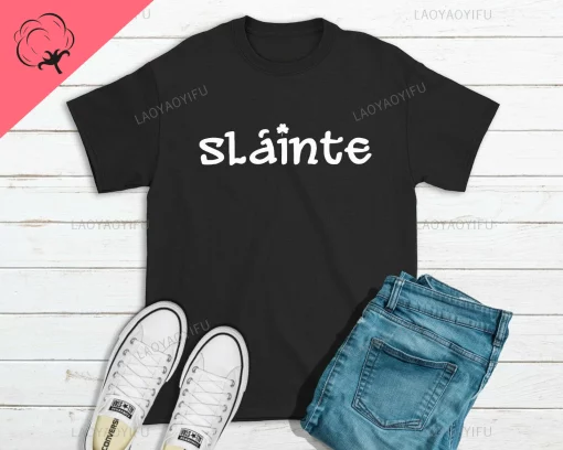 Sláinte Shamrock T-shirt - Image 5