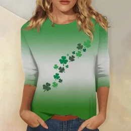 Clover Print St. Patrick's T-shirt