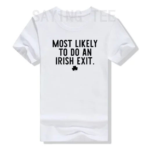 Irish Exit Humor T-shirt - Image 4