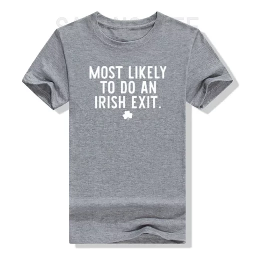 Irish Exit Humor T-shirt - Image 3