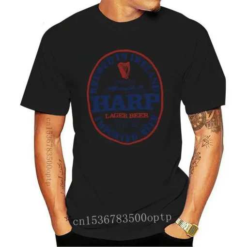 1980s Harp Lager T-shirt - Image 3