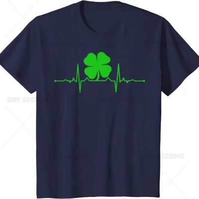 Alternative view of Heartbeat Irish Clover T-shirt