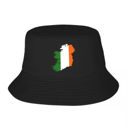 Ireland Flag Map Bucket Hat