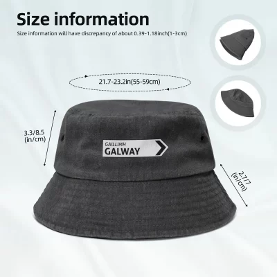 Galway Irish Sign Post Bucket Hat Galway Irish Sign Post Bucket Hat