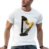 Gold Accented Irish Harp Art T-Shirt