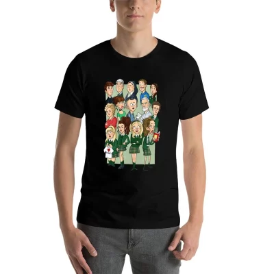 Derry Girls Cartoon Cast T-Shirt Derry Girls Cartoon Cast T-Shirt