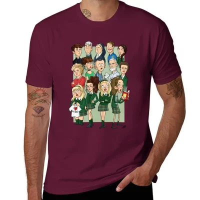 Derry Girls Cartoon Cast T-Shirt Derry Girls Cartoon Cast T-Shirt