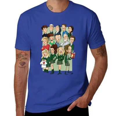 Derry Girls Cartoon Cast T-Shirt Derry Girls Cartoon Cast T-Shirt