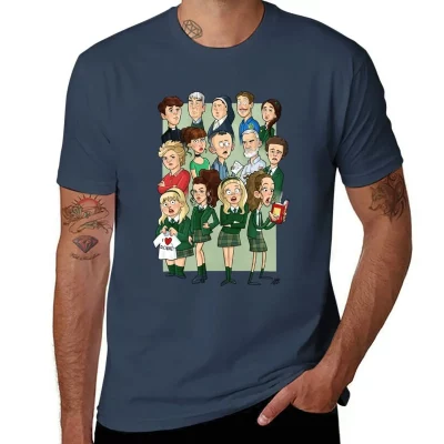Derry Girls Cartoon Cast T-Shirt Derry Girls Cartoon Cast T-Shirt