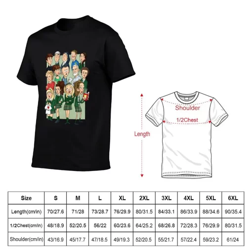 Derry Girls Cartoon Cast T-Shirt - Image 5