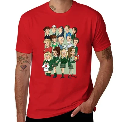 Derry Girls Cartoon Cast T-Shirt Derry Girls Cartoon Cast T-Shirt