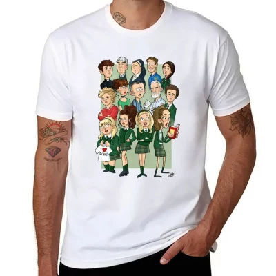 Derry Girls Cartoon Cast T-Shirt Derry Girls Cartoon Cast T-Shirt