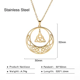 Irish Celtic Pendant Necklace