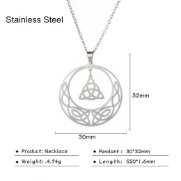Irish Celtic Pendant Necklace