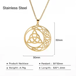 Irish Celtic Pendant Necklace