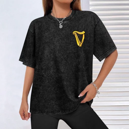 Vintage Irish Harp T-Shirt - Image 4