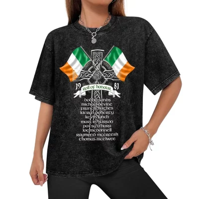 Alternative view of Irish Hunger Strike Tribute T-Shirt