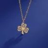 Trendy Irish Geometric Pendant Necklace