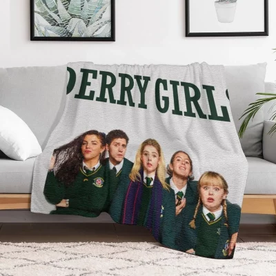 Alternative view of Derry Girls Cast Blanket