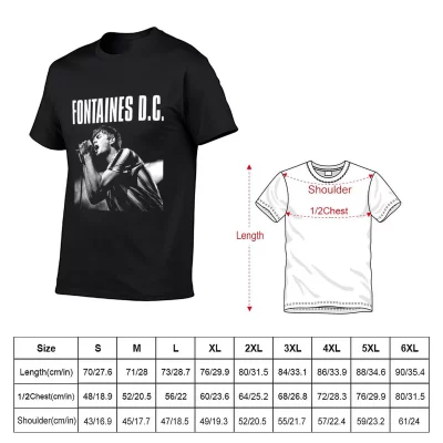 Fontaines D.C. Lead Singer Graphic T-Shirt Fontaines D.C. Lead Singer Graphic T-Shirt
