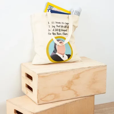 Derry Girls Sister Michael Quote Clare Tote Bag Derry Girls Sister Michael Quote Clare Tote Bag