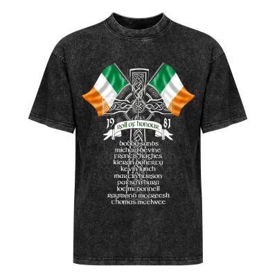 Irish Hunger Strike Tribute T-Shirt Irish Hunger Strike Tribute T-Shirt