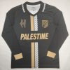 Palestinian 24/25 Long Sleeve English Edition Black Gold Special Jersey