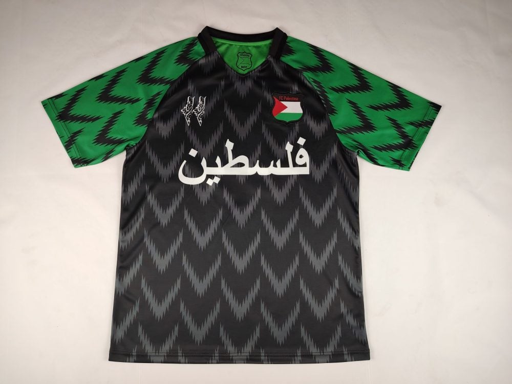 Palestinian 2024-25 Alternating Black-Green Jersey