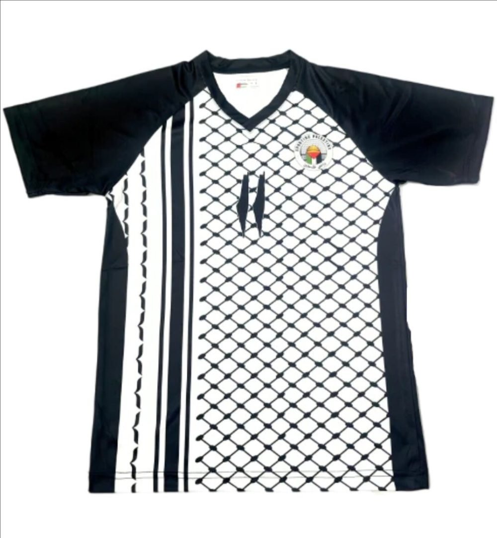 Palestine 2024/25 Black And White Jersey
