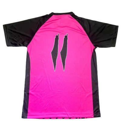 Alternative view of Palestinian 2024/25 Back Pink Purple Jersey