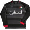 Palestine Long-Sleeved 2023-24 Black And Gray Jersey