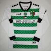 Palestine 2024-25 White And Green Long Sleeves Jersey