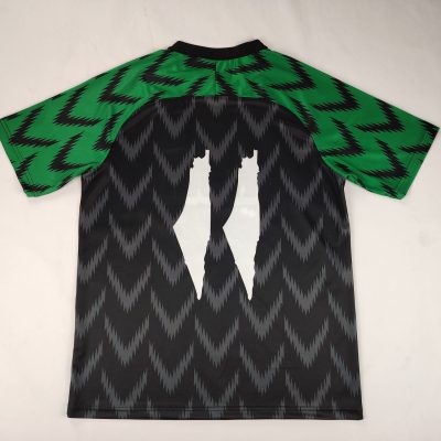 Alternative view of Palestinian 2024-25 Alternating Black-Green Jersey