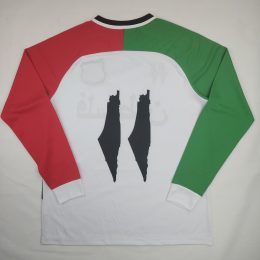 Palestinian 2024/25 Long-Sleeved White Arabic Jersey