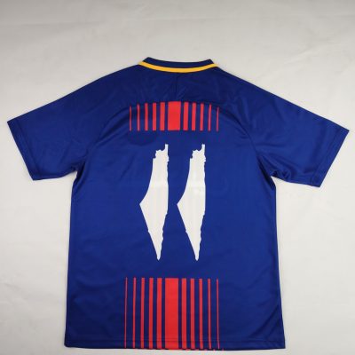 Alternative view of Palestine 2023-24 Vintage Royal Blue Red Jersey