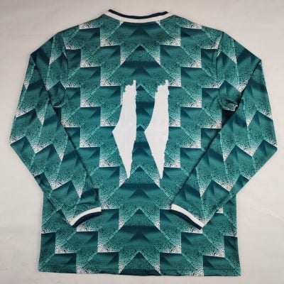 Alternative view of Palestinian 2024/25 Light Green Retro Long Sleeve Jersey