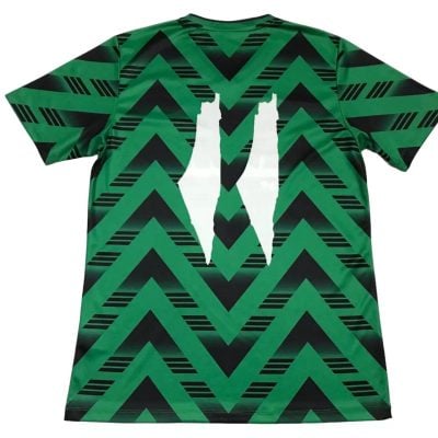 Alternative view of Palestinian 2024/25 Green-Black Jersey