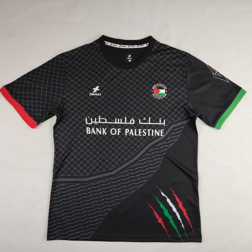 Palestinian 2024-25 Black Flower Jersey