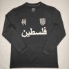 Palestine 2024-25 Anniversary Black Arabic Long Sleeve Jersey