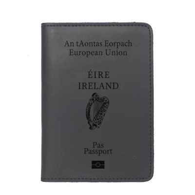 Handmade Irish Passport Cover – Éire Ireland Leather Travel Wallet Handmade Irish Passport Cover – Éire Ireland Leather Travel Wallet