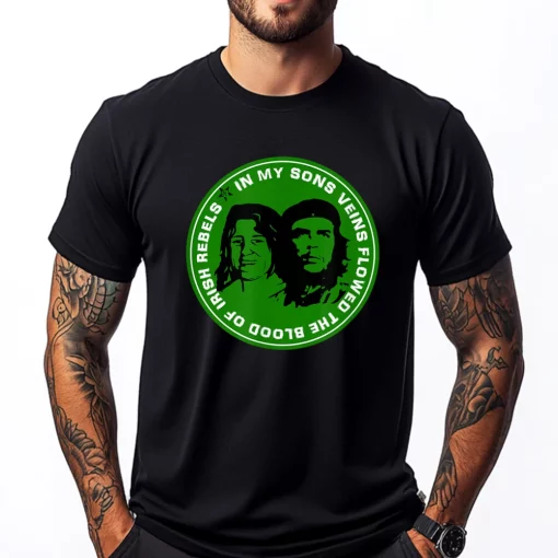 Bobby Sands & Che Guevara Irish Rebel Heroes Tribute T-Shirt