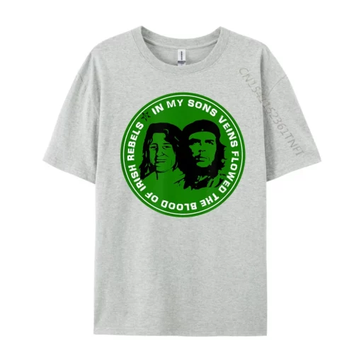 Bobby Sands & Che Guevara Irish Rebel Heroes Tribute T-Shirt - Image 4