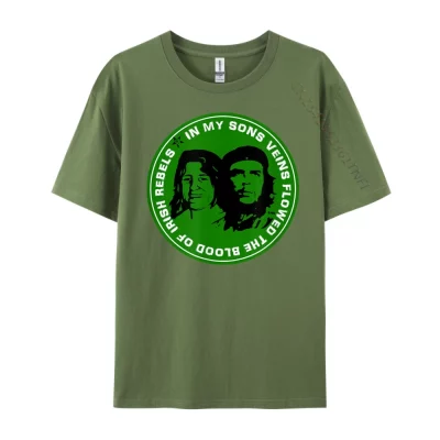 Bobby Sands & Che Guevara Irish Rebel Heroes Tribute T-Shirt