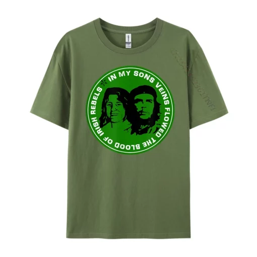 Bobby Sands & Che Guevara Irish Rebel Heroes Tribute T-Shirt - Image 5
