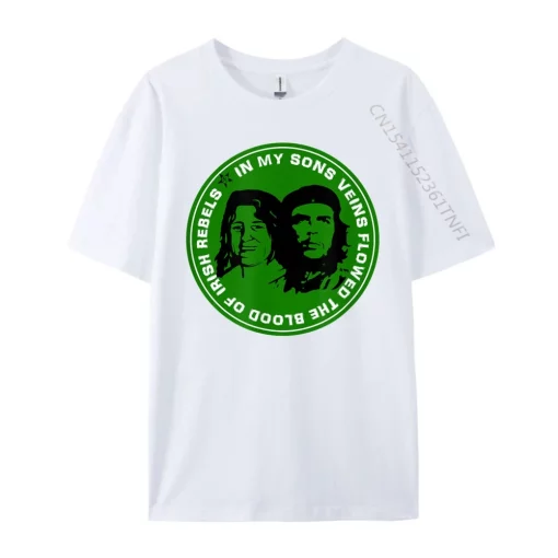 Bobby Sands & Che Guevara Irish Rebel Heroes Tribute T-Shirt - Image 3
